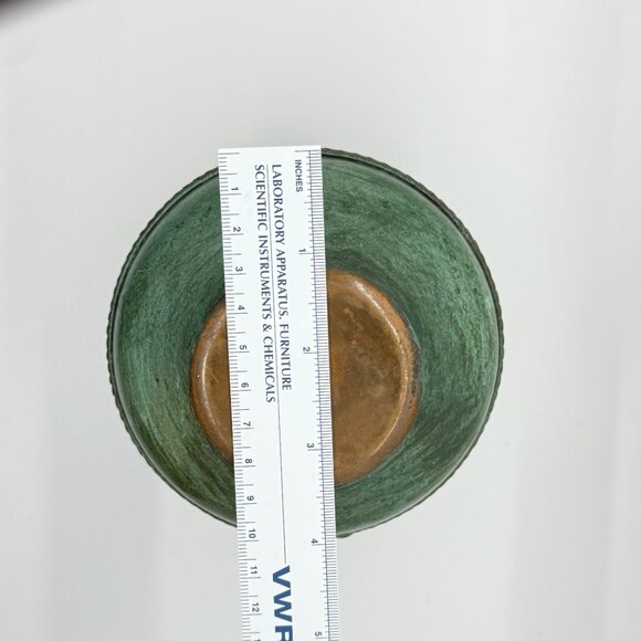 Vintage Mexican Two Toned Copper Vase - Picture 7 of 7